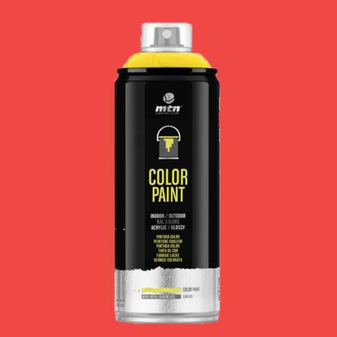 Spray MTN PRO RAL Acrílico R-3020 Rojo Tráfico