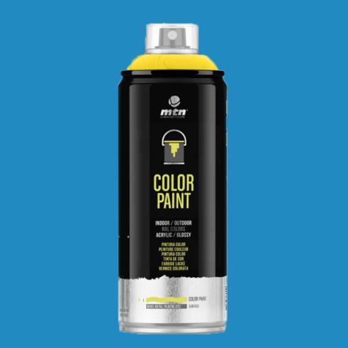 Spray MTN PRO RAL Acrílico R-5015 Azul Celeste