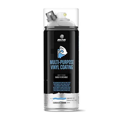 Spray MTN PRO Recubrimiento Vinílico Multiusos Gris Metalizado