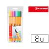 STABILO ESTUCHE DE ROTULADORES DE FIBRA POINT 88 8 COLORES
