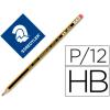 STAEDTLER LAPIZ DE GRAFITO CON GOMA NORIS 122