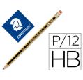 STAEDTLER LAPIZ DE GRAFITO CON GOMA NORIS 122