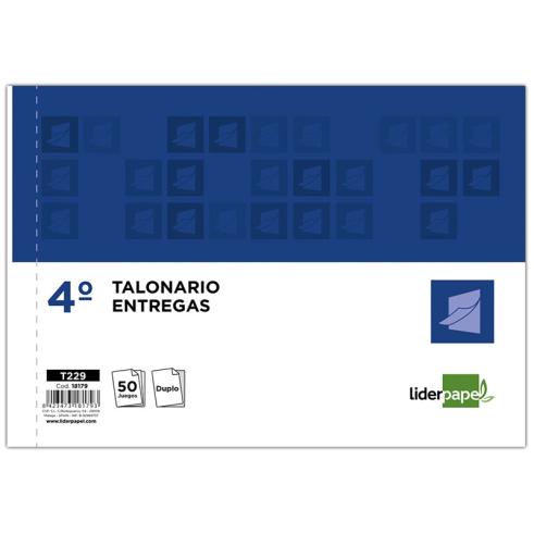 TALONARIO ENTREGAS LIDERPAPEL