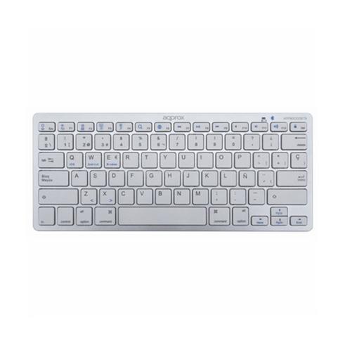Teclado Bluetooth 3.0 Compacto con 14 Teclas Multimedia Approx
