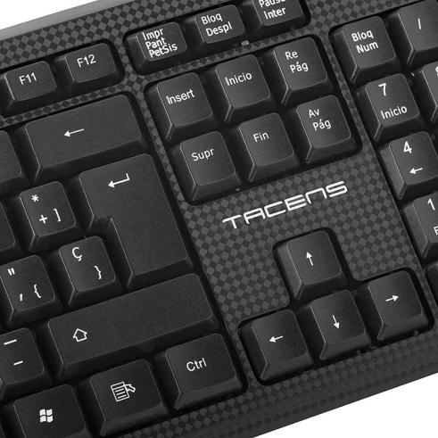 Teclado de Membrana USB Tacens Anima AK0 Cable de 1.30m