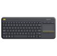Teclado Inalambrico Logitech K400 Plus con Touchpad para PC/TV