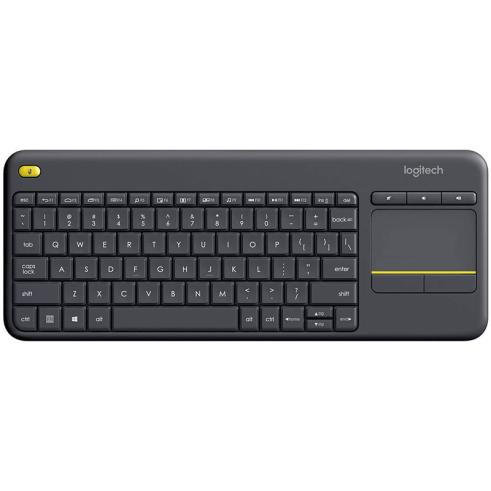 Teclado Inalambrico Logitech K400 Plus con Touchpad para PC/TV
