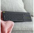 Teclado Inalambrico Logitech K400 Plus con Touchpad para PC/TV