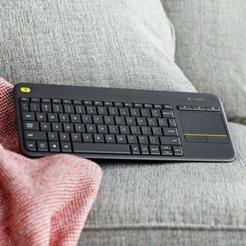 Teclado Inalambrico Logitech K400 Plus con Touchpad para PC/TV