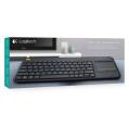 Teclado Inalambrico Logitech K400 Plus con Touchpad para PC/TV
