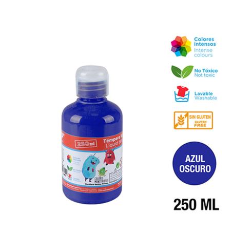 TEMPERA 250ML AZUL OCURO MP
