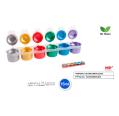 TEMPERAS 6 COLORES METALIZADO MP