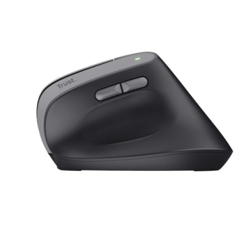 Trust Raton Inalambrico USB de Diseño Ergonomico con Indicadores LED - 6 Botones - Color Negro
