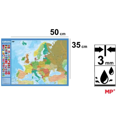 Vade de Sobremesa Europa – Protector de Escritorio (50 x 35 cm)