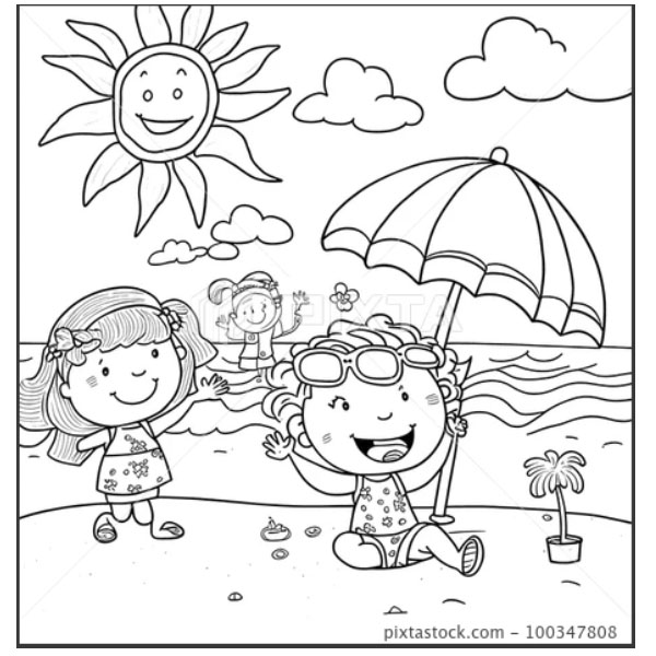 dibujo verano 2